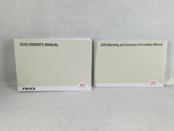 compare product 2019 Kia Rio Owners Manual Book Guide P/N:H9S5-EE95C OEM Used Auto Parts