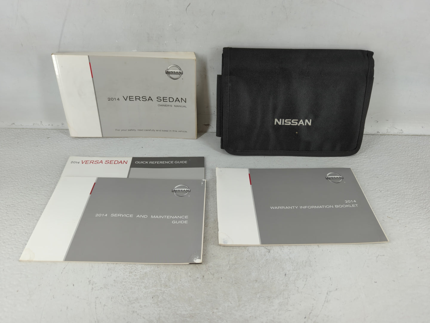 2014 Nissan Versa Owners Manual Book Guide OEM Used Auto Parts - Oemusedautoparts1.com