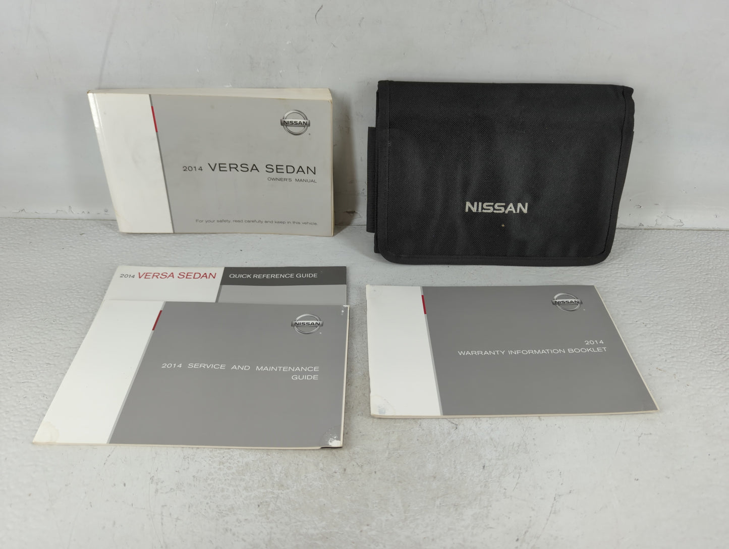 2014 Nissan Versa Owners Manual Book Guide OEM Used Auto Parts - Oemusedautoparts1.com