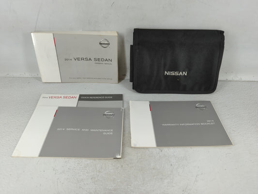 2014 Nissan Versa Owners Manual Book Guide OEM Used Auto Parts - Oemusedautoparts1.com