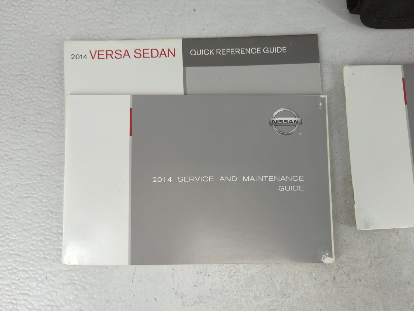 2014 Nissan Versa Owners Manual Book Guide OEM Used Auto Parts - Oemusedautoparts1.com