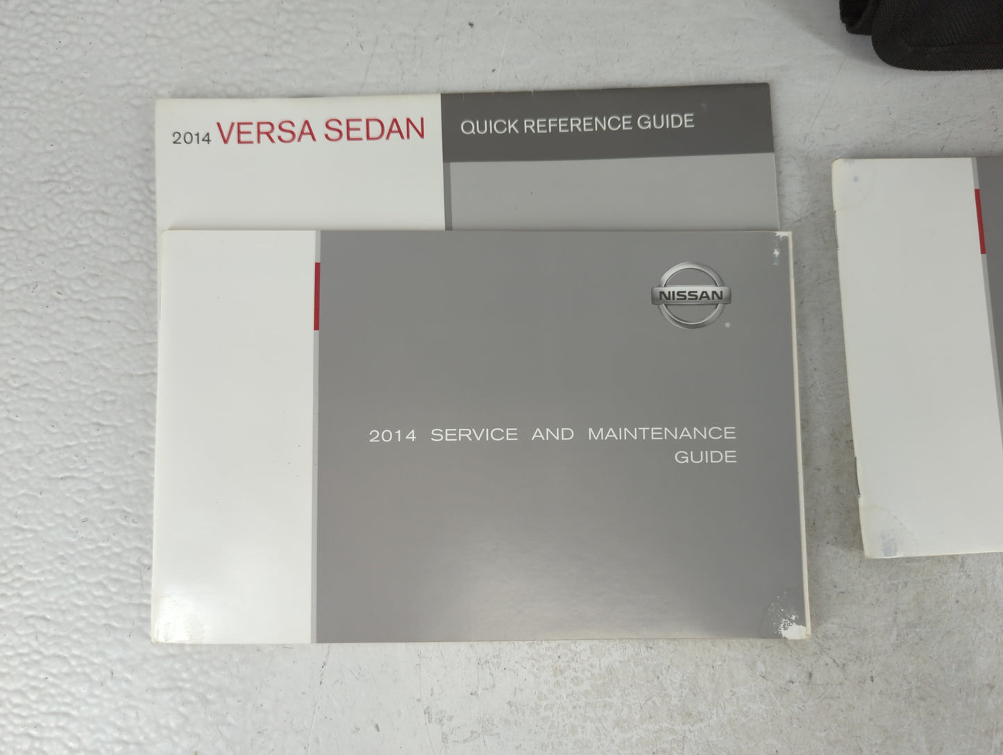 2014 Nissan Versa Owners Manual Book Guide OEM Used Auto Parts - Oemusedautoparts1.com