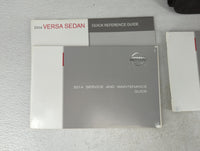 2014 Nissan Versa Owners Manual Book Guide OEM Used Auto Parts - Oemusedautoparts1.com