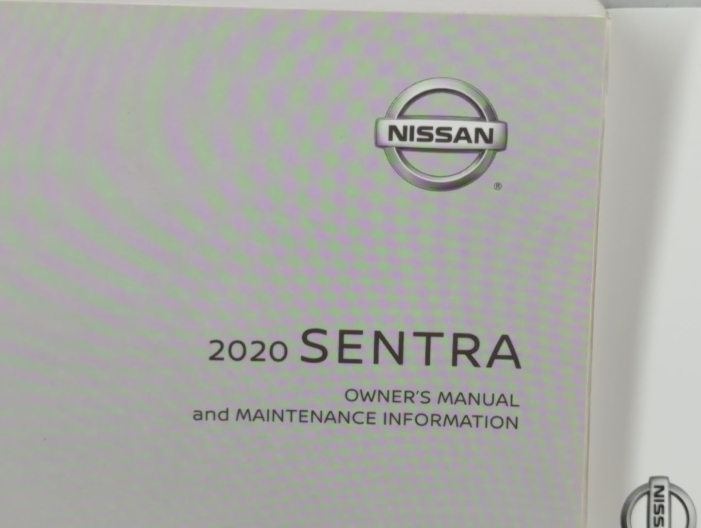 2020 Nissan Sentra Owners Manual Book Guide OEM Used Auto Parts - Oemusedautoparts1.com