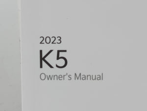 2023 Kia K5 Owners Manual Book Guide P/N:OEG5-EU2DE OEM Used Auto Parts