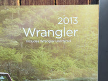 2013 Jeep Wrangler Owners Manual Book Guide P/N:13JK72-926-AA OEM Used Auto Parts