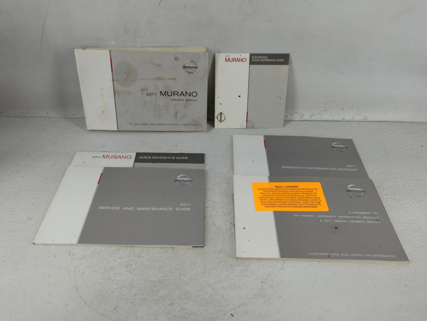 2011 Nissan Murano Owners Manual Book Guide OEM Used Auto Parts - Oemusedautoparts1.com
