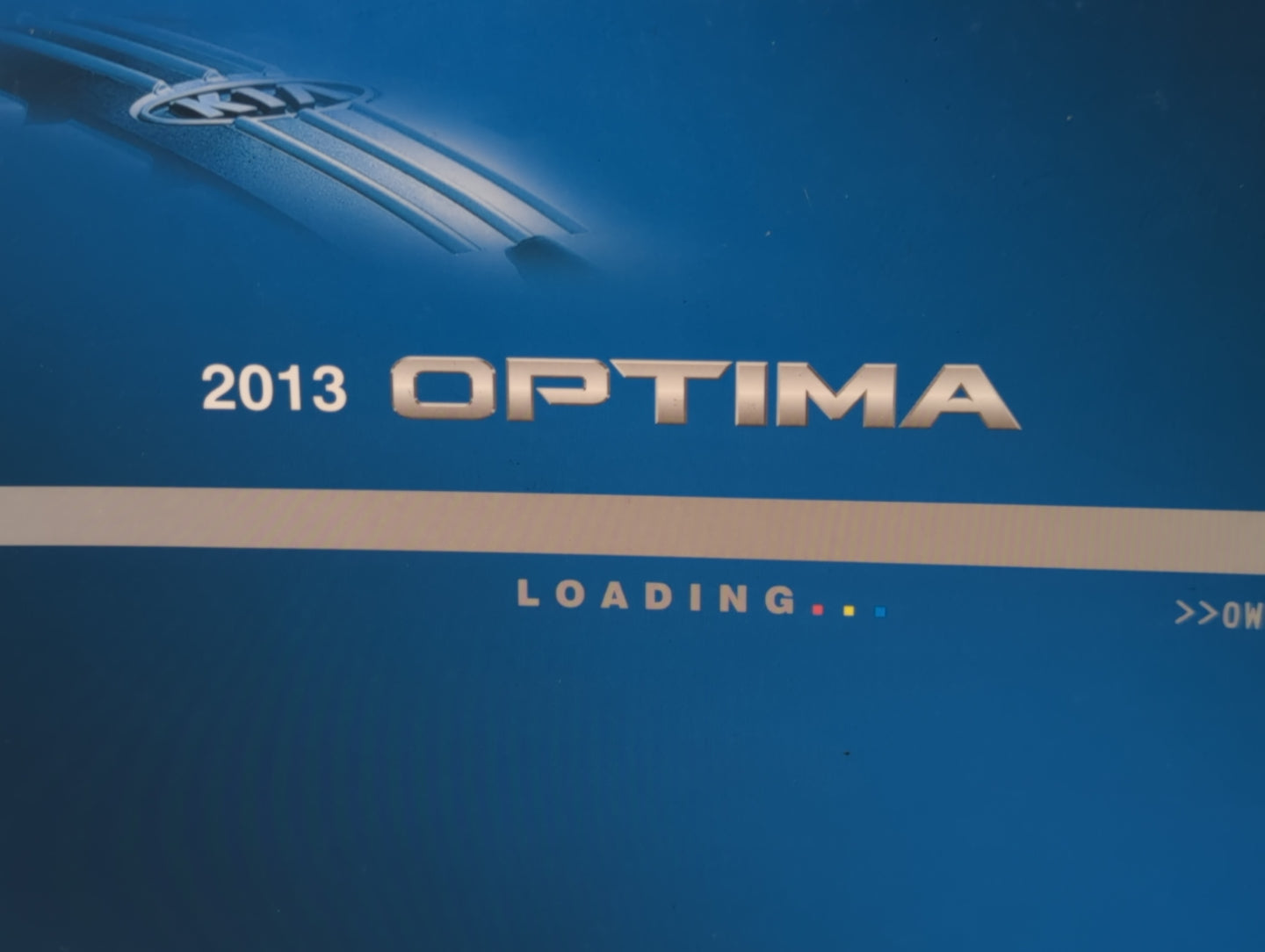 2013 Kia Optima Owners Manual Book Guide P/N:A2TO-EU29B OEM Used Auto Parts - Oemusedautoparts1.com