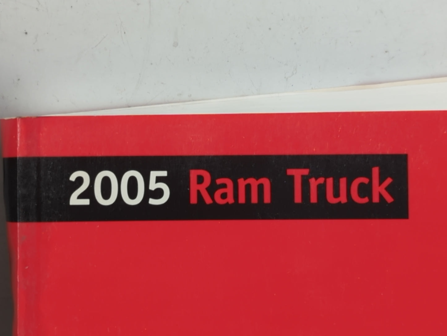 2005 Dodge Ram 1500 Owners Manual Book Guide P/N:81-326-0527 OEM Used Auto Parts - Oemusedautoparts1.com