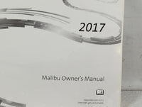 2017 Chevrolet Malibu Owners Manual Book Guide P/N:23461930 B OEM Used Auto Parts - Oemusedautoparts1.com