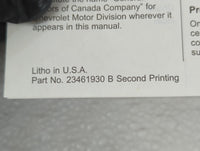 2017 Chevrolet Malibu Owners Manual Book Guide P/N:23461930 B OEM Used Auto Parts - Oemusedautoparts1.com