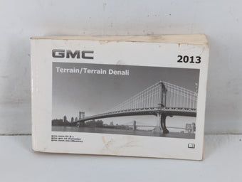 compare product 2013 Gmc Terrain Owners Manual Book Guide P/N:20960971 A OEM Used Auto Parts