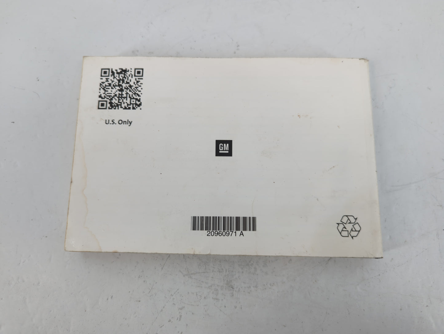 2013 Gmc Terrain Owners Manual Book Guide P/N:20960971 A OEM Used Auto Parts - Oemusedautoparts1.com