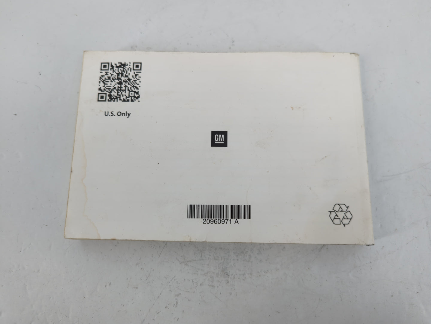 2013 Gmc Terrain Owners Manual Book Guide P/N:20960971 A OEM Used Auto Parts - Oemusedautoparts1.com