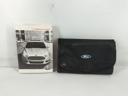 2015 Ford Fusion Owners Manual Book Guide P/N:FE5J 19A321 AB OEM Used Auto Parts - Oemusedautoparts1.com