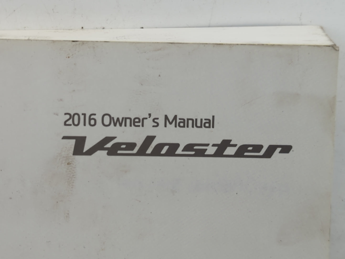 2016 Hyundai Veloster Owners Manual Book Guide P/N:G2V0-EU56D OEM Used Auto Parts - Oemusedautoparts1.com