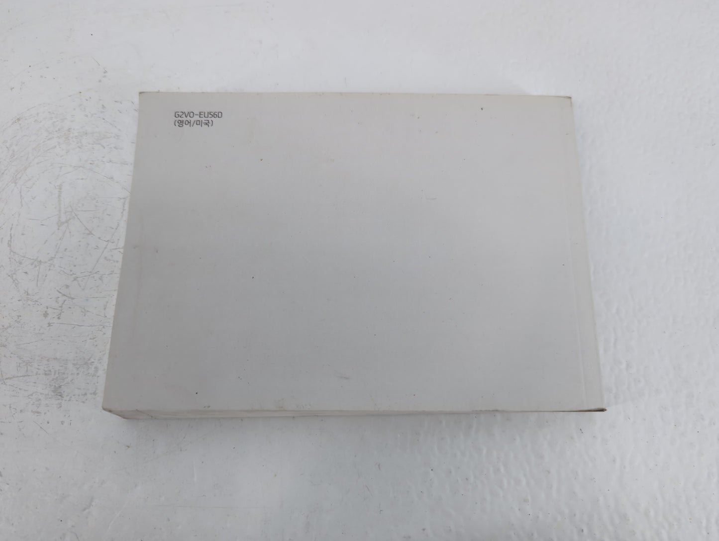 2016 Hyundai Veloster Owners Manual Book Guide P/N:G2V0-EU56D OEM Used Auto Parts - Oemusedautoparts1.com