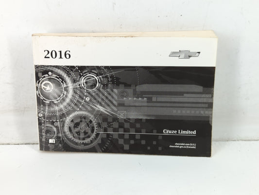 2016 Chevrolet Cruze Limited Owners Manual Book Guide P/N:23289323 A OEM Used Auto Parts - Oemusedautoparts1.com