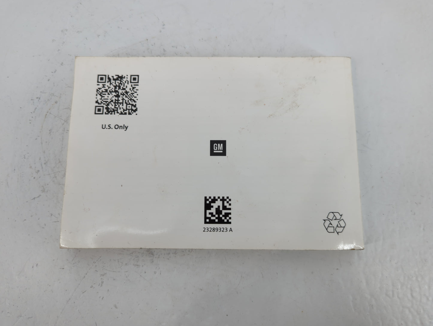 2016 Chevrolet Cruze Limited Owners Manual Book Guide P/N:23289323 A OEM Used Auto Parts - Oemusedautoparts1.com