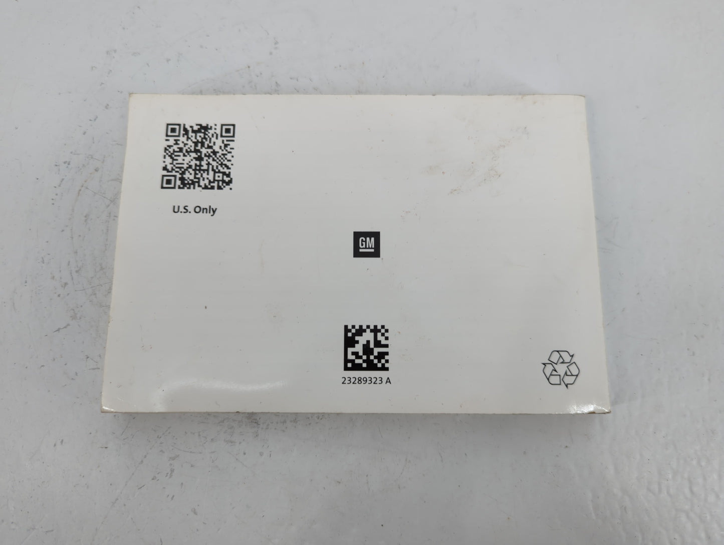 2016 Chevrolet Cruze Limited Owners Manual Book Guide P/N:23289323 A OEM Used Auto Parts - Oemusedautoparts1.com