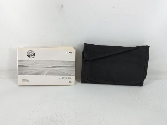 2011 Buick Lacrosse Owners Manual Book Guide P/N:20859621 B OEM Used Auto Parts - Oemusedautoparts1.com