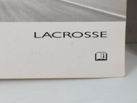 2011 Buick Lacrosse Owners Manual Book Guide P/N:20859621 B OEM Used Auto Parts - Oemusedautoparts1.com