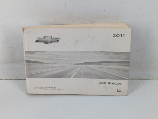 2011 Chevrolet Equinox Owners Manual Book Guide P/N:20781752 B OEM Used Auto Parts - Oemusedautoparts1.com