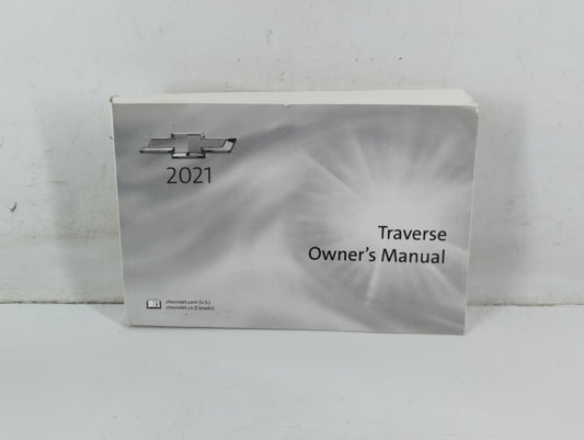 2021 Chevrolet Traverse Owners Manual Book Guide P/N:84415997 A OEM Used Auto Parts - Oemusedautoparts1.com