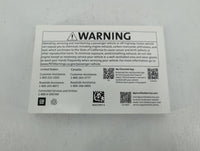 2021 Chevrolet Traverse Owners Manual Book Guide P/N:84415997 A OEM Used Auto Parts - Oemusedautoparts1.com