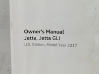2017 Volkswagen Jetta Owners Manual Book Guide P/N:5C6012723AN OEM Used Auto Parts - Oemusedautoparts1.com