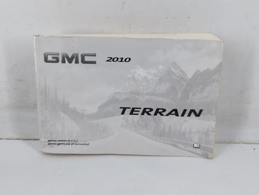 2010 Gmc Terrain Owners Manual Book Guide P/N:25798563 A OEM Used Auto Parts - Oemusedautoparts1.com