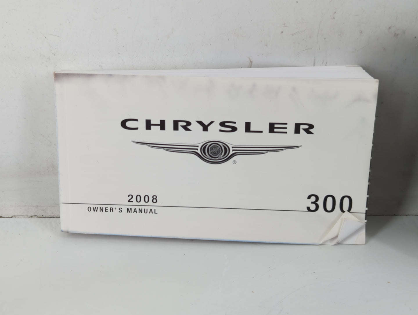 2008 Chrysler 300 Owners Manual Book Guide P/N:81-026-0843 OEM Used Auto Parts - Oemusedautoparts1.com