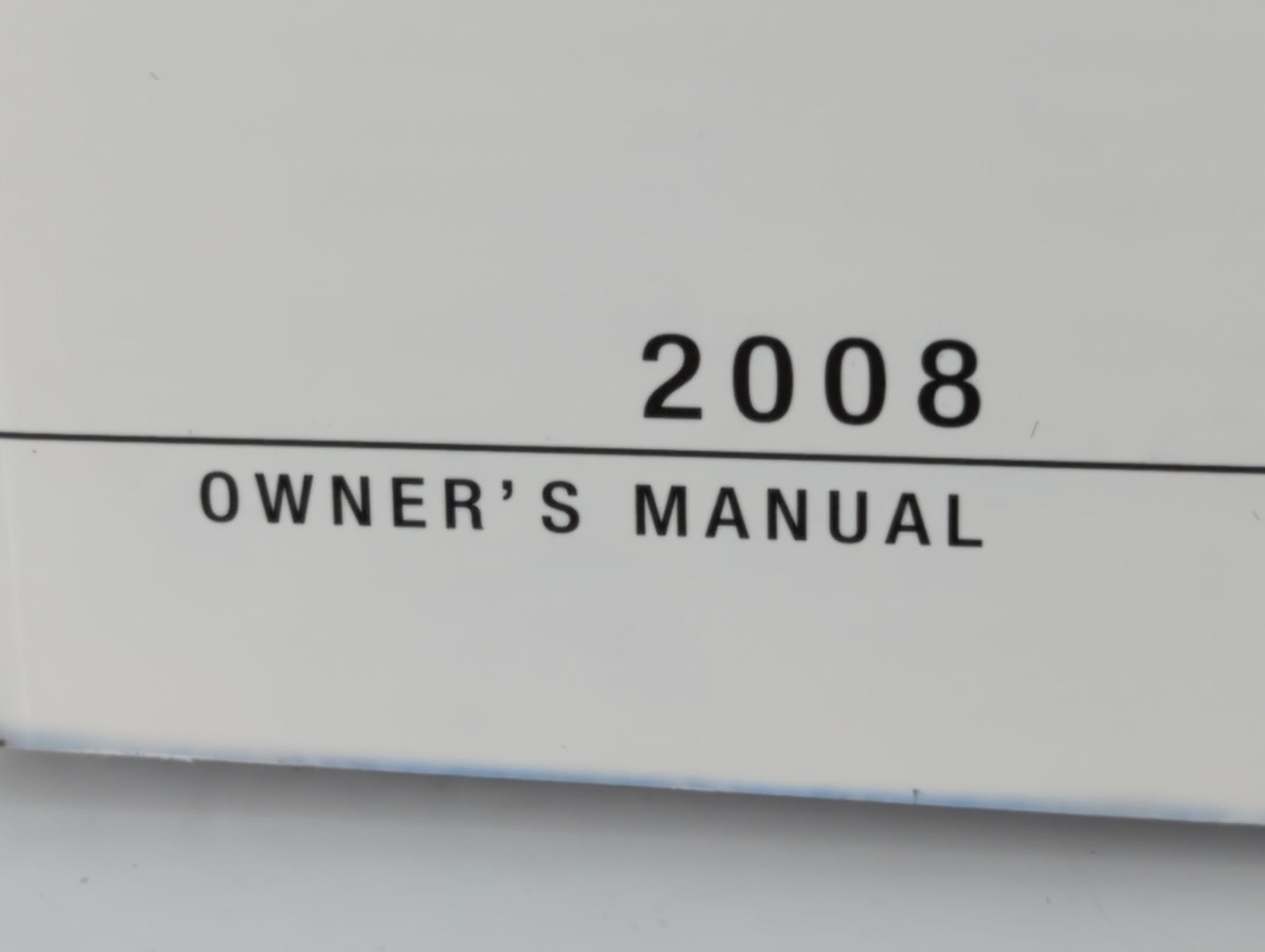 2008 Chrysler 300 Owners Manual Book Guide P/N:81-026-0843 OEM Used Auto Parts - Oemusedautoparts1.com