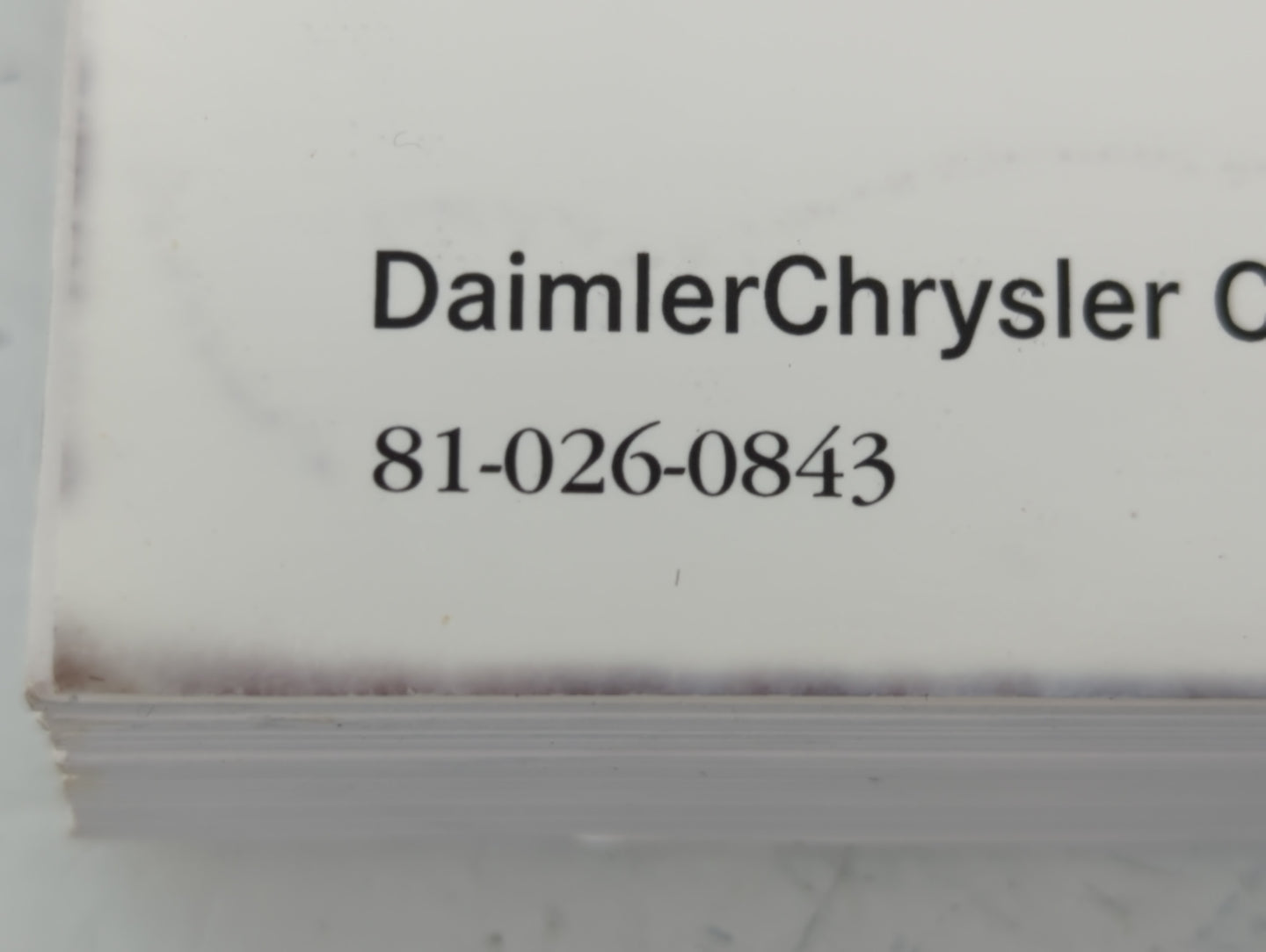 2008 Chrysler 300 Owners Manual Book Guide P/N:81-026-0843 OEM Used Auto Parts - Oemusedautoparts1.com