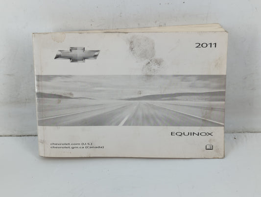 2011 Chevrolet Equinox Owners Manual Book Guide P/N:20781752 B OEM Used Auto Parts - Oemusedautoparts1.com