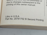 2011 Chevrolet Equinox Owners Manual Book Guide P/N:20781752 B OEM Used Auto Parts - Oemusedautoparts1.com