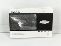 2009 Chevrolet Malibu Owners Manual Book Guide P/N:15898474 A OEM Used Auto Parts - Oemusedautoparts1.com