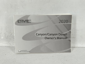 2020 Gmc Canyon Owners Manual Book Guide P/N:84354076 A OEM Used Auto Parts