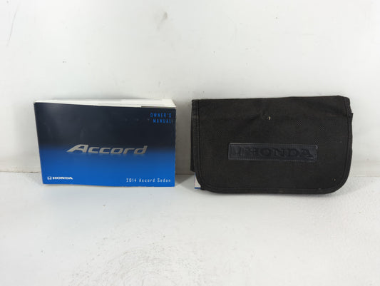 2014 Honda Accord Owners Manual Book Guide P/N:00X31-T2A-6100 31T2A610 OEM Used Auto Parts - Oemusedautoparts1.com