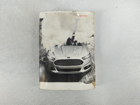 2016 Ford Fusion Owners Manual Book Guide OEM Used Auto Parts - Oemusedautoparts1.com