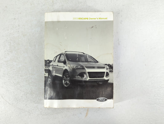 2013 Ford Escape Owners Manual Book Guide P/N:DJ5J 19A321 AA OEM Used Auto Parts - Oemusedautoparts1.com