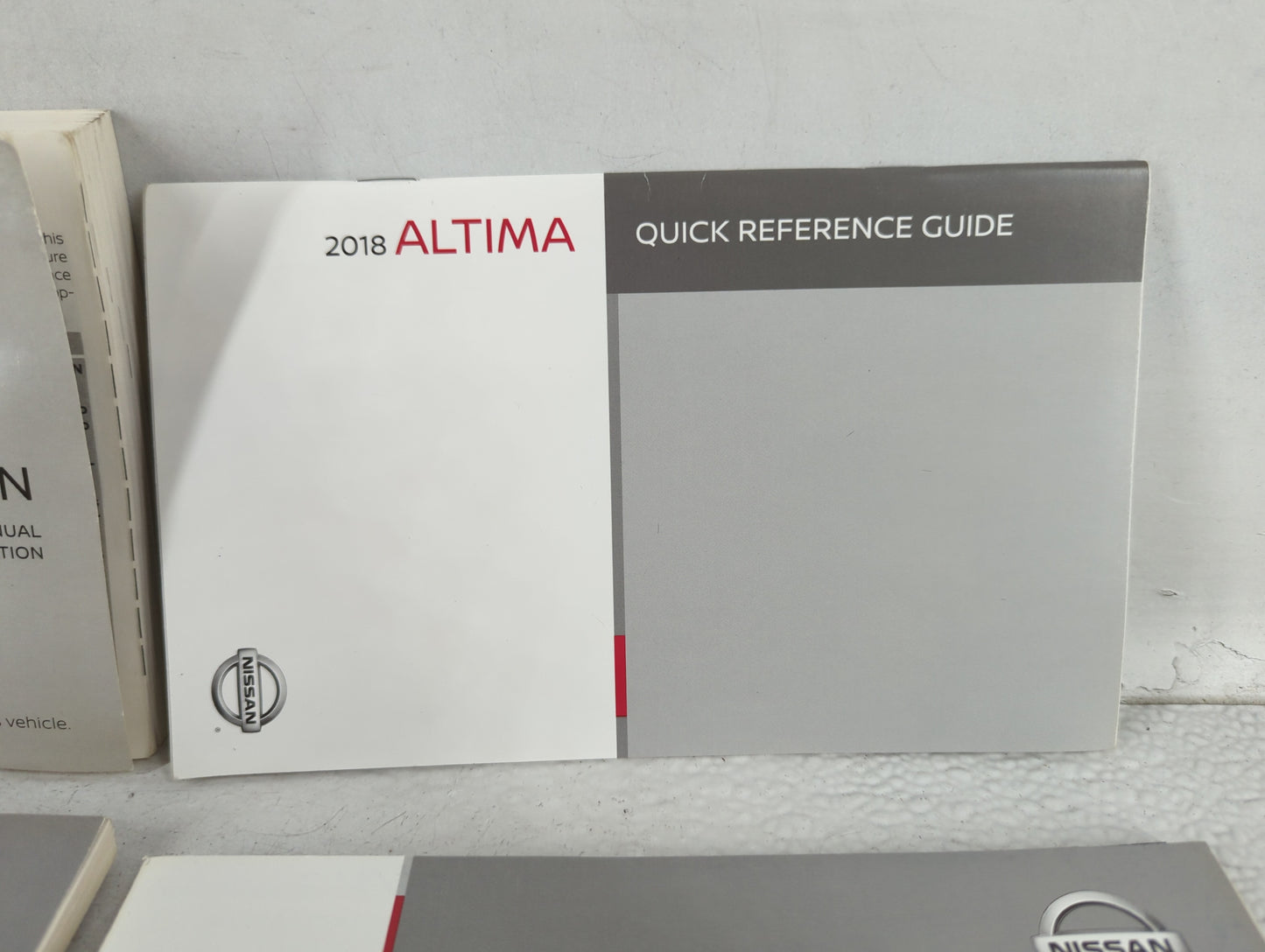 2018 Nissan Altima Owners Manual Book Guide P/N:OM18EA 0L33U1 OEM Used Auto Parts - Oemusedautoparts1.com
