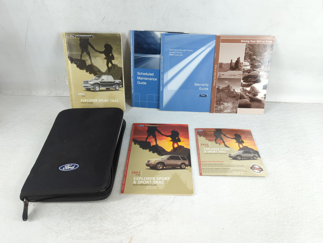 2003 Ford Explorer Sport Trac Owners Manual Book Guide OEM Used Auto Parts