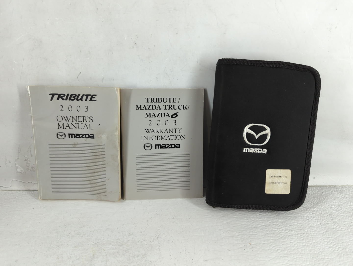 2003 Mazda Tribute Owners Manual Book Guide P/N:9999-95-014C-03 OEM Used Auto Parts - Oemusedautoparts1.com
