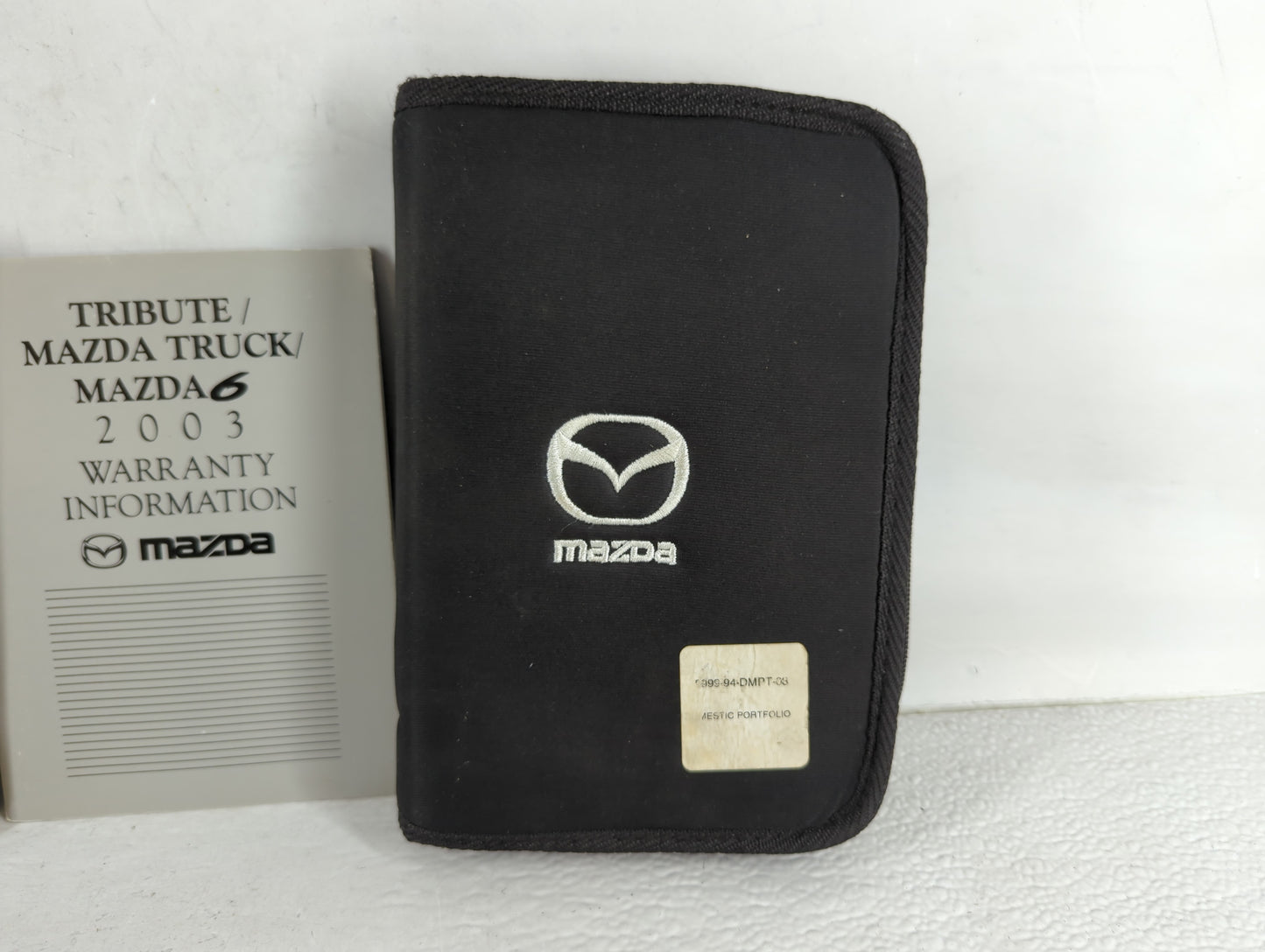 2003 Mazda Tribute Owners Manual Book Guide P/N:9999-95-014C-03 OEM Used Auto Parts - Oemusedautoparts1.com