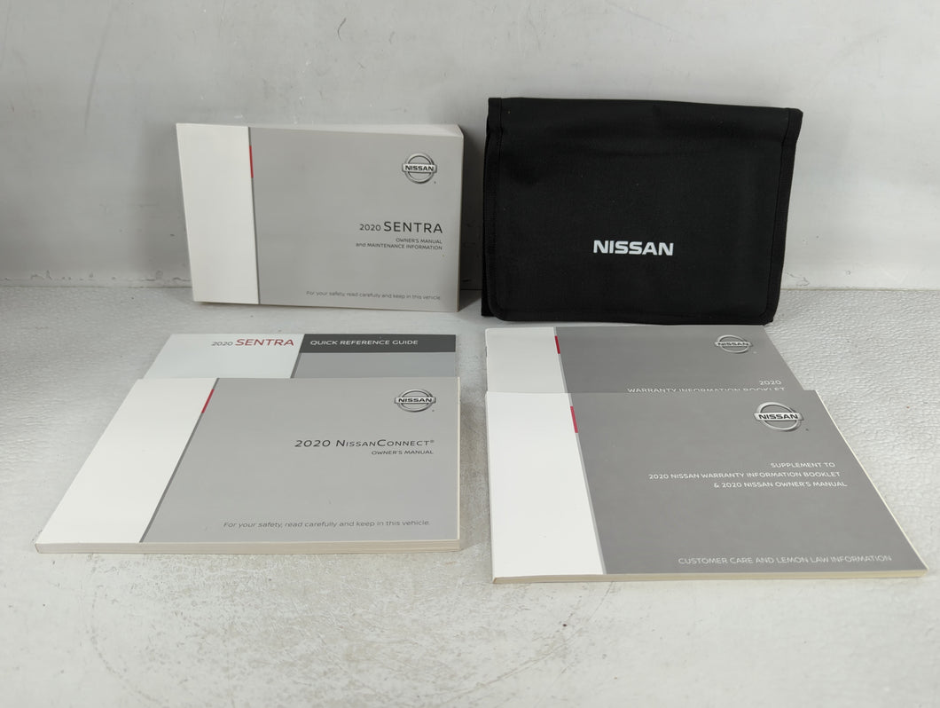 2020 Nissan Sentra Owners Manual Book Guide OEM Used Auto Parts