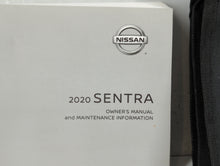 2020 Nissan Sentra Owners Manual Book Guide OEM Used Auto Parts