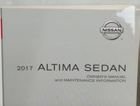 2017 Nissan Altima Owners Manual Book Guide OEM Used Auto Parts - Oemusedautoparts1.com