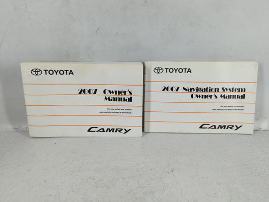 2007 Toyota Camry Owners Manual Book Guide P/N:01999-33740 OM33740U OEM Used Auto Parts - Oemusedautoparts1.com