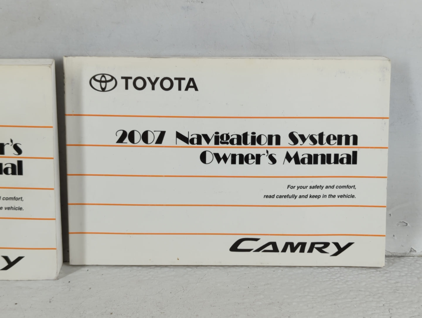 2007 Toyota Camry Owners Manual Book Guide P/N:01999-33740 OM33740U OEM Used Auto Parts - Oemusedautoparts1.com